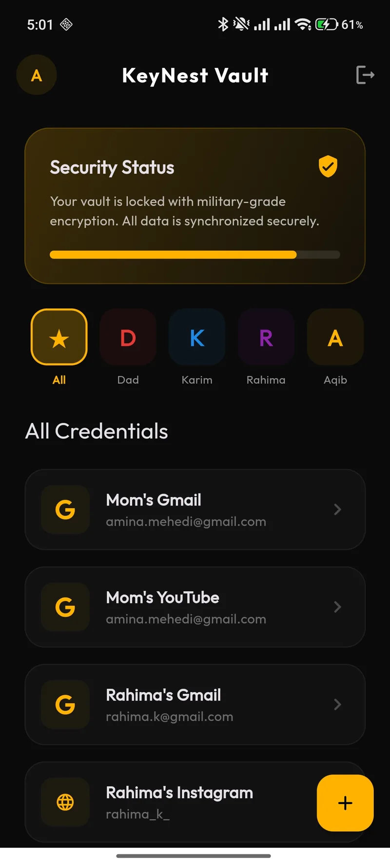KeyNest - Zero-Knowledge Encrypted Password & Vault App