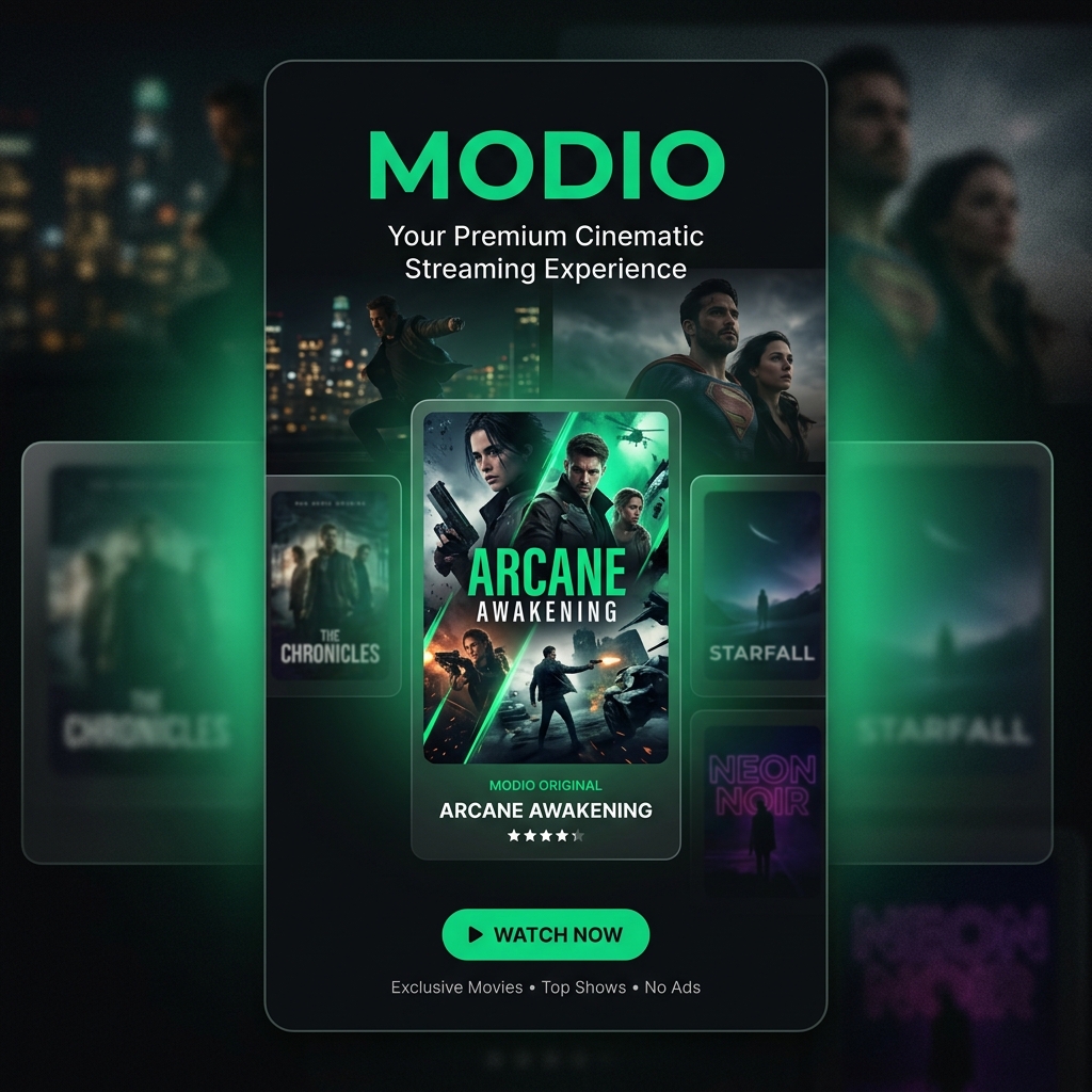 Modio – Netflix-Style Movie Streaming App